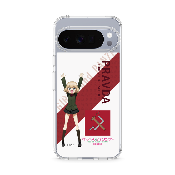 スリムプロテクションケース［ ガールズ＆パンツァー - カチューシャ - 丸フォント ］