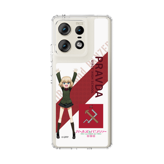 スリムプロテクションケース［ ガールズ＆パンツァー - カチューシャ - 丸フォント ］