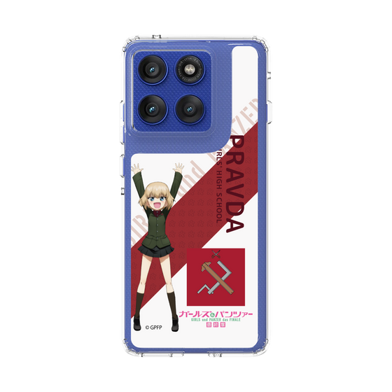 スリムプロテクションケース［ ガールズ＆パンツァー - カチューシャ - 丸フォント ］