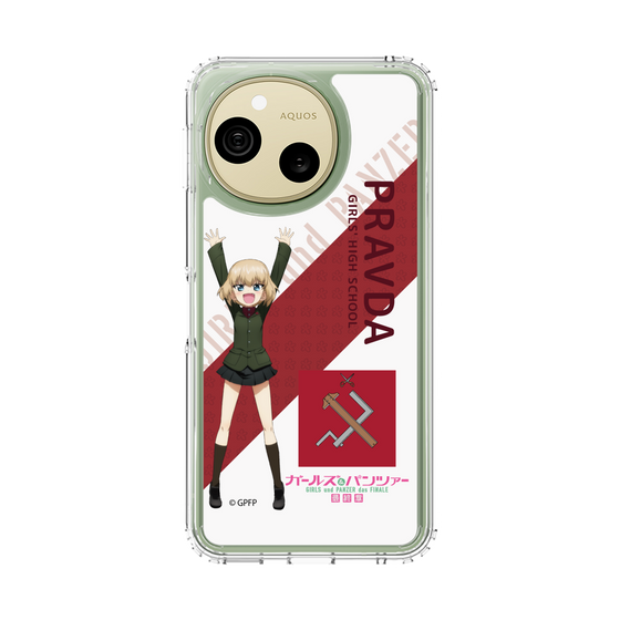 スリムプロテクションケース［ ガールズ＆パンツァー - カチューシャ - 丸フォント ］