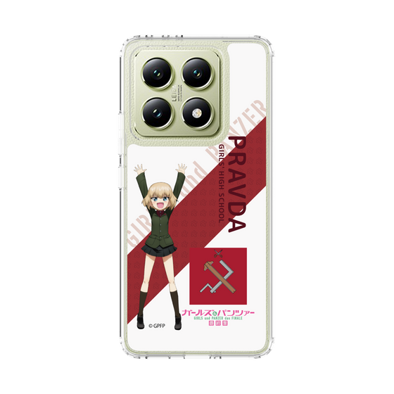 スリムプロテクションケース［ ガールズ＆パンツァー - カチューシャ - 丸フォント ］