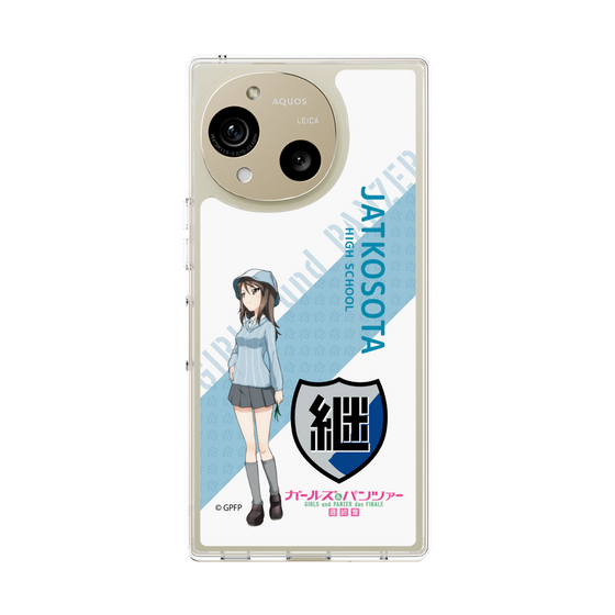 スリムプロテクションケース［ ガールズ＆パンツァー - ミカ - 丸フォント ］