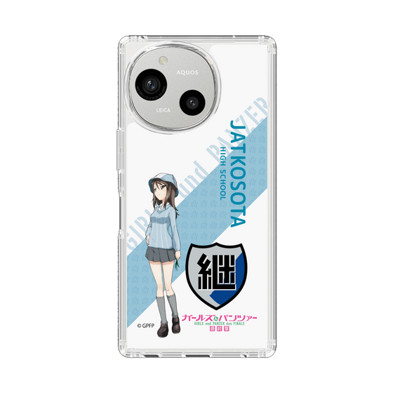 スリムプロテクションケース［ ガールズ＆パンツァー - ミカ - 丸フォント ］