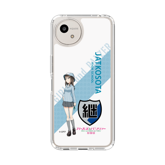 スリムプロテクションケース［ ガールズ＆パンツァー - ミカ - 丸フォント ］