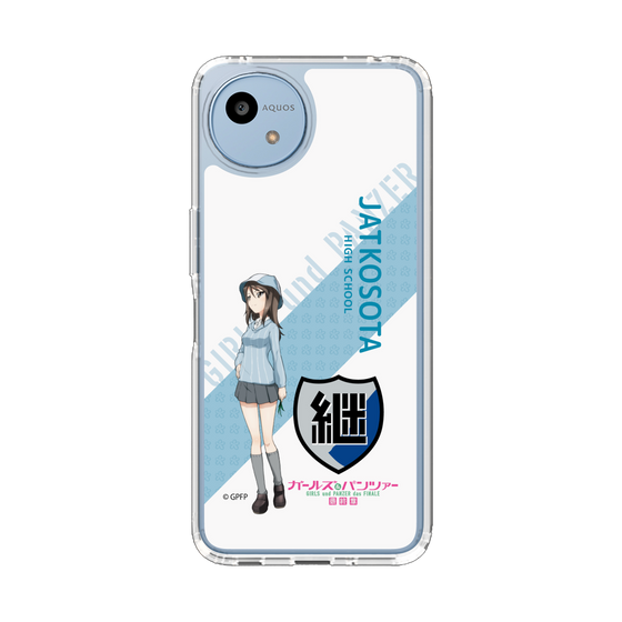 スリムプロテクションケース［ ガールズ＆パンツァー - ミカ - 丸フォント ］