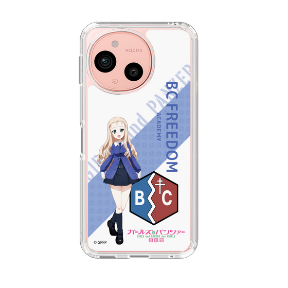 スリムプロテクションケース［ ガールズ＆パンツァー - マリー - 丸フォント ］