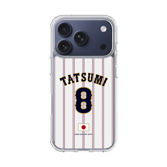 スリムプロテクションケース［ 侍ジャパン - ホーム #8 TATSUMI ］