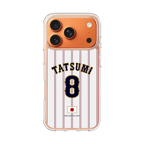 スリムプロテクションケース［ 侍ジャパン - ホーム #8 TATSUMI ］