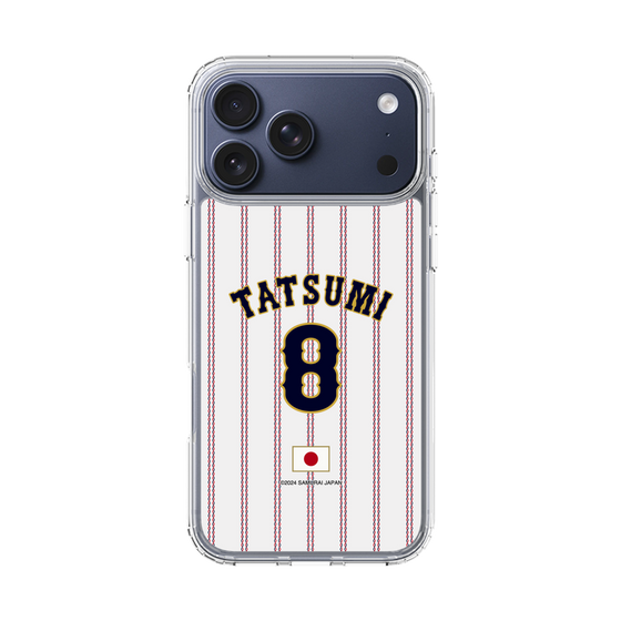 スリムプロテクションケース［ 侍ジャパン - ホーム #8 TATSUMI ］