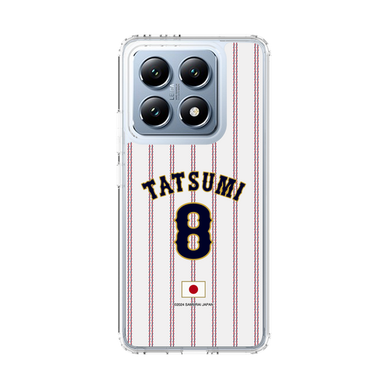 スリムプロテクションケース［ 侍ジャパン - ホーム #8 TATSUMI ］