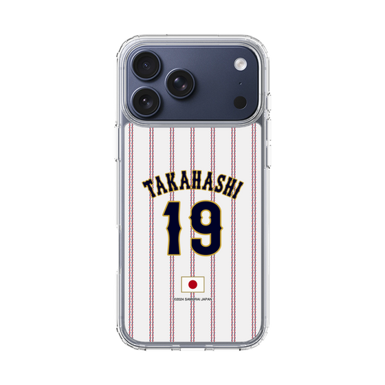 スリムプロテクションケース［ 侍ジャパン - ホーム #19 TAKAHASHI ］