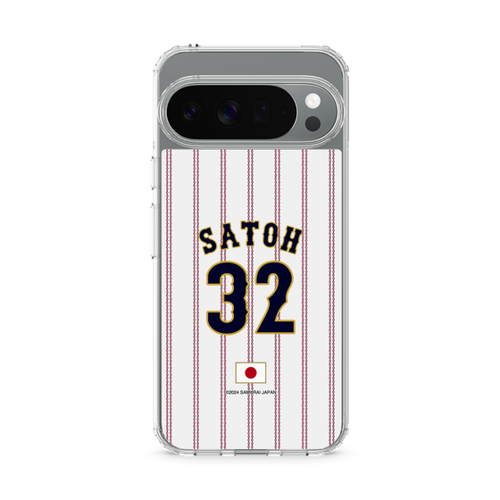 スリムプロテクションケース［ 侍ジャパン - ホーム #32 SATOH ］
