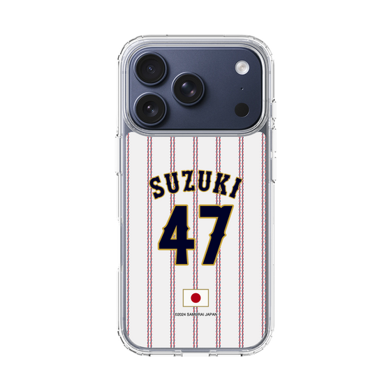 スリムプロテクションケース［ 侍ジャパン - ホーム #47 SUZUKI ］