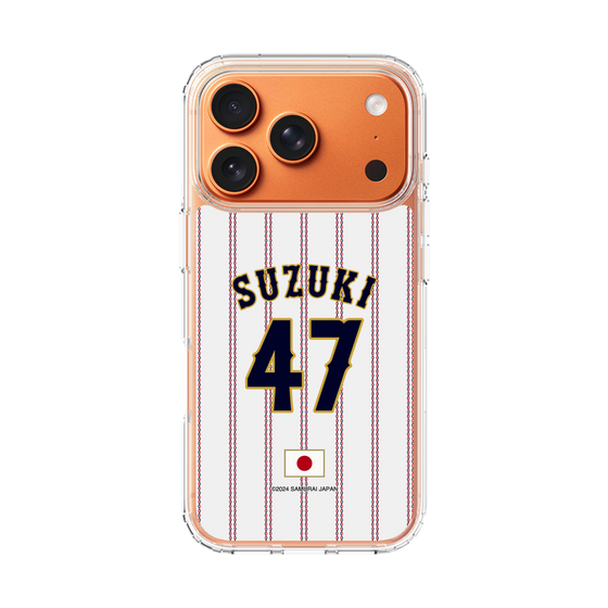 スリムプロテクションケース［ 侍ジャパン - ホーム #47 SUZUKI ］