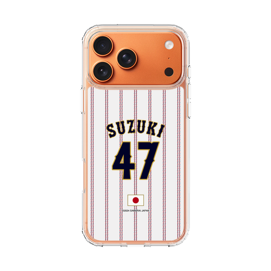 スリムプロテクションケース［ 侍ジャパン - ホーム #47 SUZUKI ］