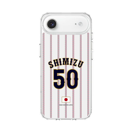 スリムプロテクションケース［ 侍ジャパン - ホーム #50 SHIMIZU ］