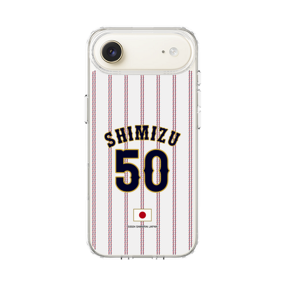 スリムプロテクションケース［ 侍ジャパン - ホーム #50 SHIMIZU ］