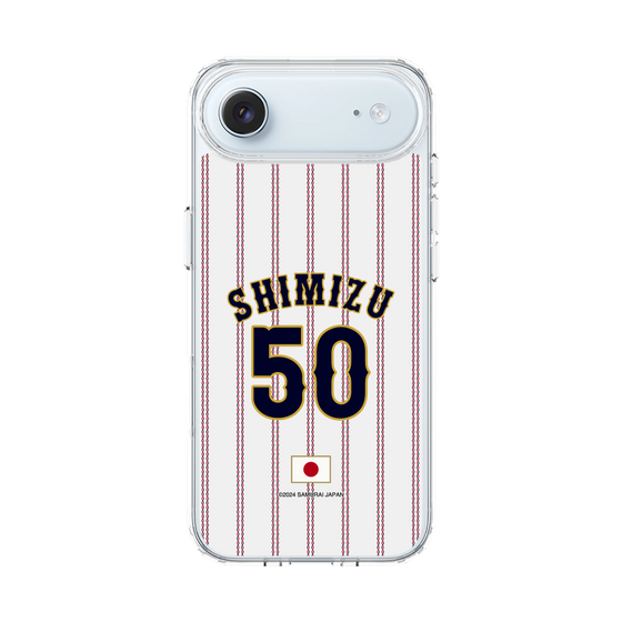 スリムプロテクションケース［ 侍ジャパン - ホーム #50 SHIMIZU ］