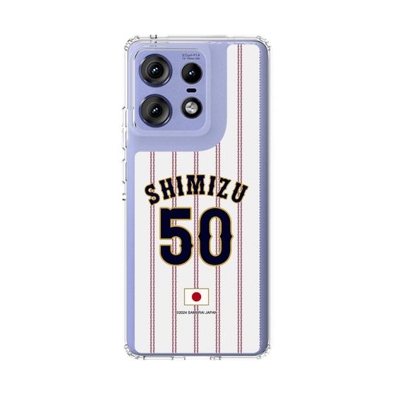 スリムプロテクションケース［ 侍ジャパン - ホーム #50 SHIMIZU ］
