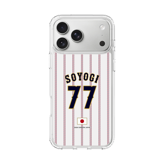 スリムプロテクションケース［ 侍ジャパン - ホーム #77 SOYOGI ］