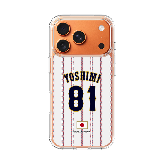 スリムプロテクションケース［ 侍ジャパン - ホーム #81 YOSHIMI ］