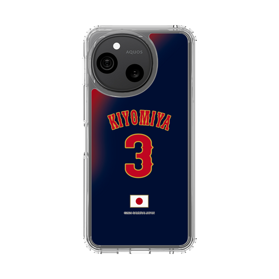 スリムプロテクションケース［ 侍ジャパン - ビジター #3 KIYOMIYA ］