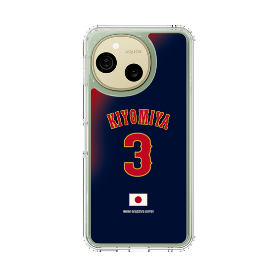 スリムプロテクションケース［ 侍ジャパン - ビジター #3 KIYOMIYA ］