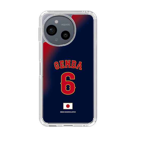 スリムプロテクションケース［ 侍ジャパン - ビジター #6 GENDA ］