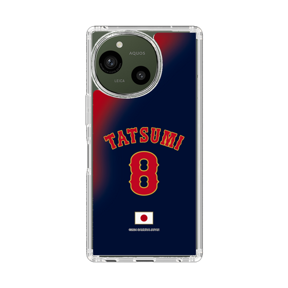 スリムプロテクションケース［ 侍ジャパン - ビジター #8 TATSUMI ］