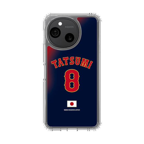 スリムプロテクションケース［ 侍ジャパン - ビジター #8 TATSUMI ］