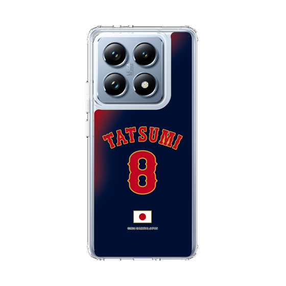 スリムプロテクションケース［ 侍ジャパン - ビジター #8 TATSUMI ］