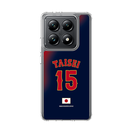 スリムプロテクションケース［ 侍ジャパン - ビジター #15 TAISEI ］