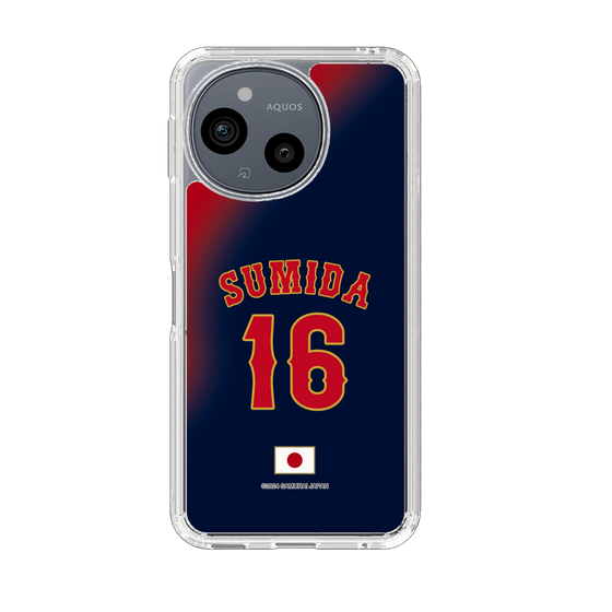 スリムプロテクションケース［ 侍ジャパン - ビジター #16 SUMIDA ］