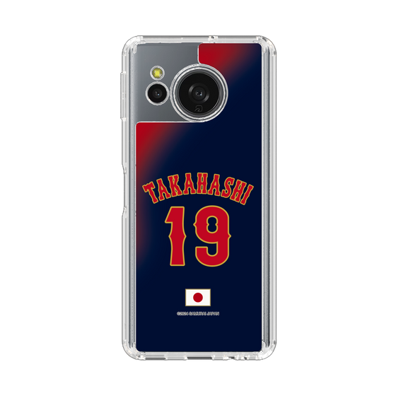 スリムプロテクションケース［ 侍ジャパン - ビジター #19 TAKAHASHI ］