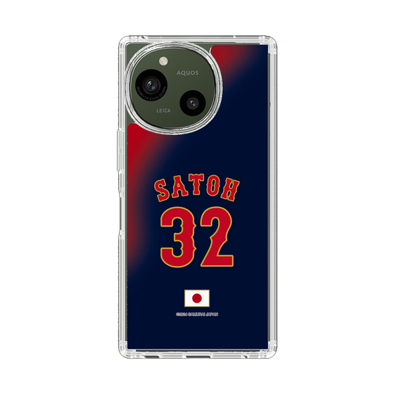 スリムプロテクションケース［ 侍ジャパン - ビジター #32 SATOH ］