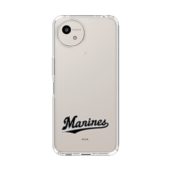 スリムプロテクションケース［ 千葉ロッテマリーンズ - ワードロゴ - クリア ］