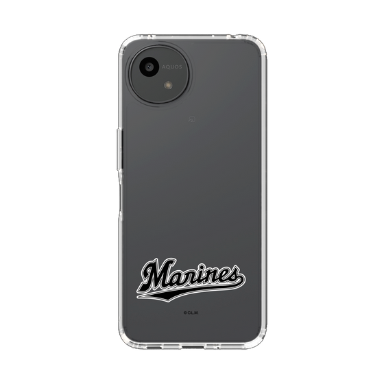 スリムプロテクションケース［ 千葉ロッテマリーンズ - ワードロゴ - クリア ］