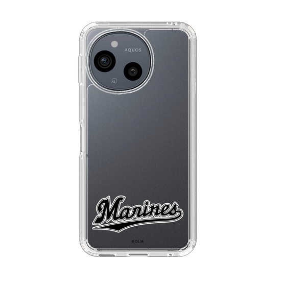 スリムプロテクションケース［ 千葉ロッテマリーンズ - ワードロゴ - クリア ］