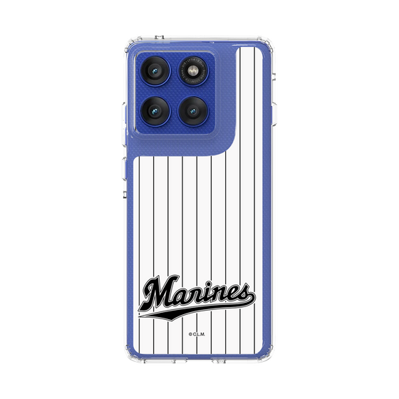 スリムプロテクションケース［ 千葉ロッテマリーンズ - ワードロゴ - マリーンズストライプ ］