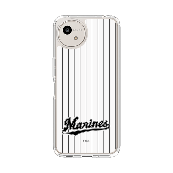 スリムプロテクションケース［ 千葉ロッテマリーンズ - ワードロゴ - マリーンズストライプ ］