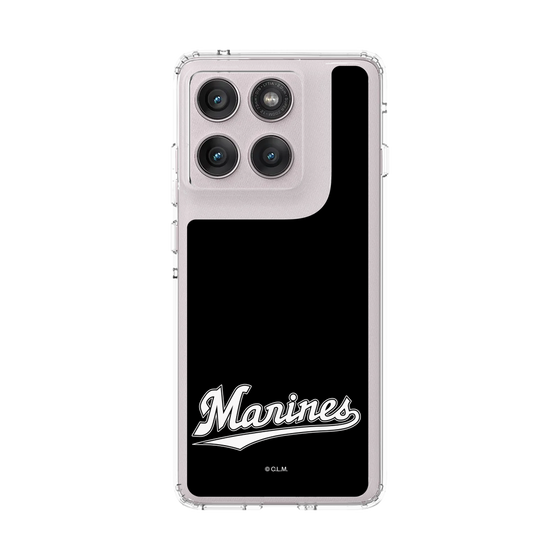 スリムプロテクションケース［ 千葉ロッテマリーンズ - ワードロゴ - ブラック ］