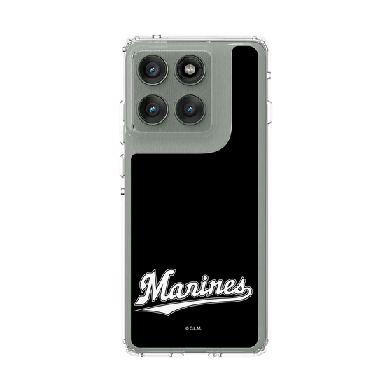 スリムプロテクションケース［ 千葉ロッテマリーンズ - ワードロゴ - ブラック ］