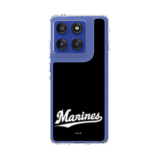 スリムプロテクションケース［ 千葉ロッテマリーンズ - ワードロゴ - ブラック ］