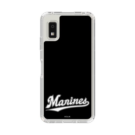 スリムプロテクションケース［ 千葉ロッテマリーンズ - ワードロゴ - ブラック ］