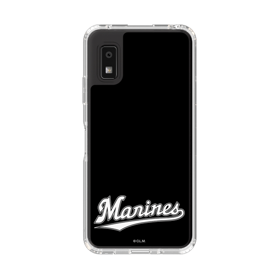 スリムプロテクションケース［ 千葉ロッテマリーンズ - ワードロゴ - ブラック ］