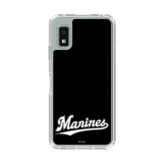 スリムプロテクションケース［ 千葉ロッテマリーンズ - ワードロゴ - ブラック ］