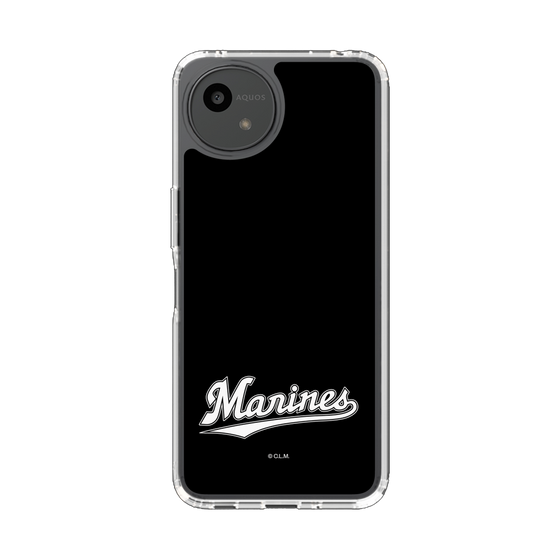 スリムプロテクションケース［ 千葉ロッテマリーンズ - ワードロゴ - ブラック ］