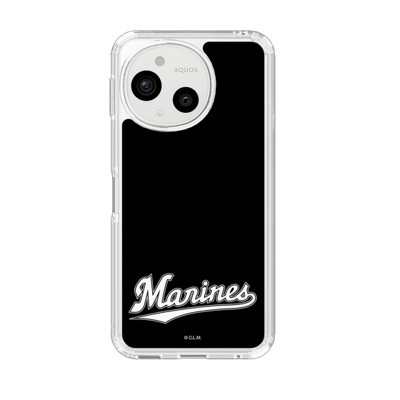 スリムプロテクションケース［ 千葉ロッテマリーンズ - ワードロゴ - ブラック ］