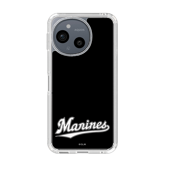 スリムプロテクションケース［ 千葉ロッテマリーンズ - ワードロゴ - ブラック ］