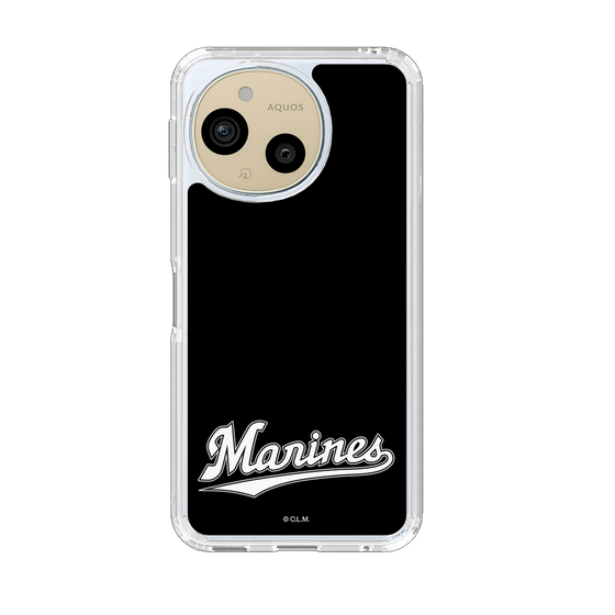 スリムプロテクションケース［ 千葉ロッテマリーンズ - ワードロゴ - ブラック ］